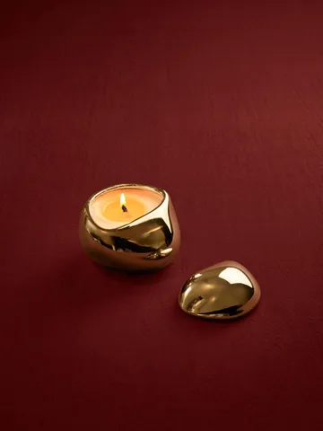 Bellure scented candle 40 h - brass finish - Ferm Living