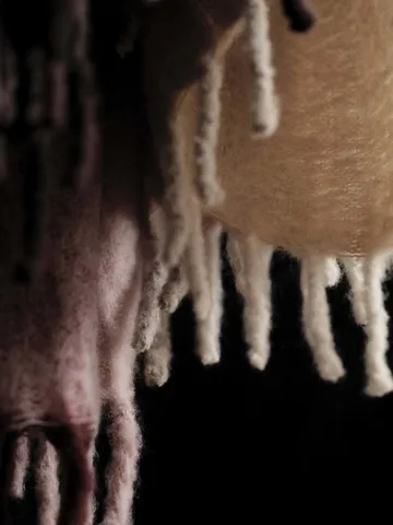 Blur mohair throw - Dark chocolate-oxide red, 130x170 cm - Ferm Living