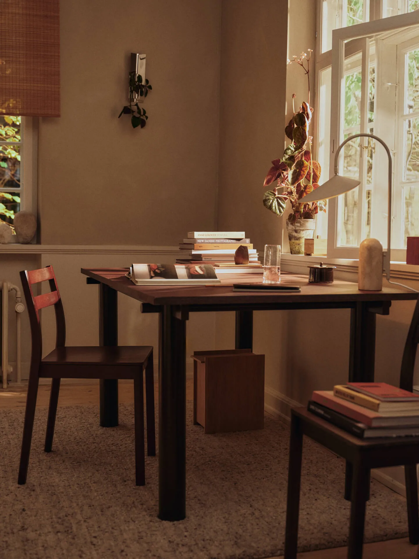 Boda chair, Red brown Ferm Living