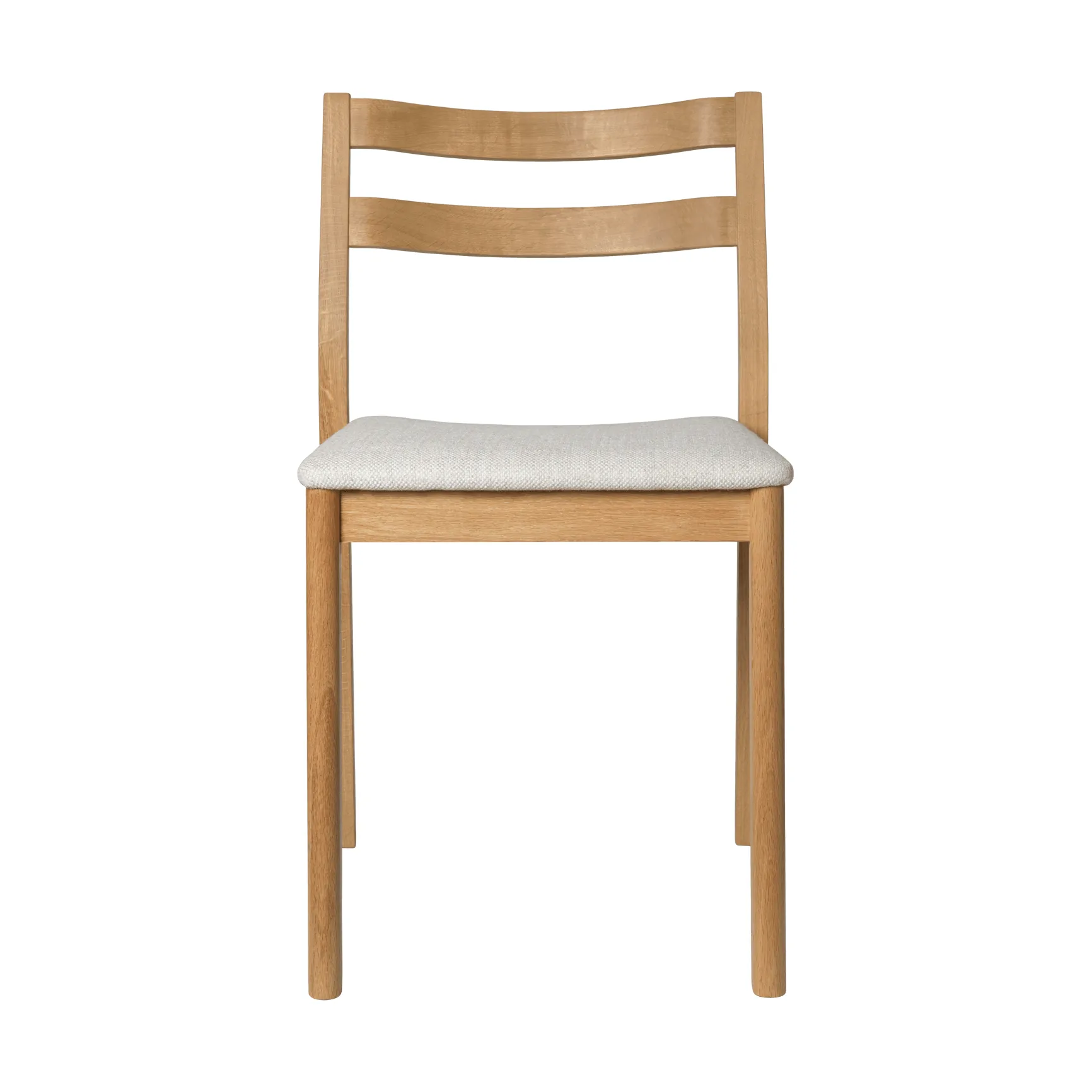 Boda chair, Upholstered seat, oak-off-white Ferm Living