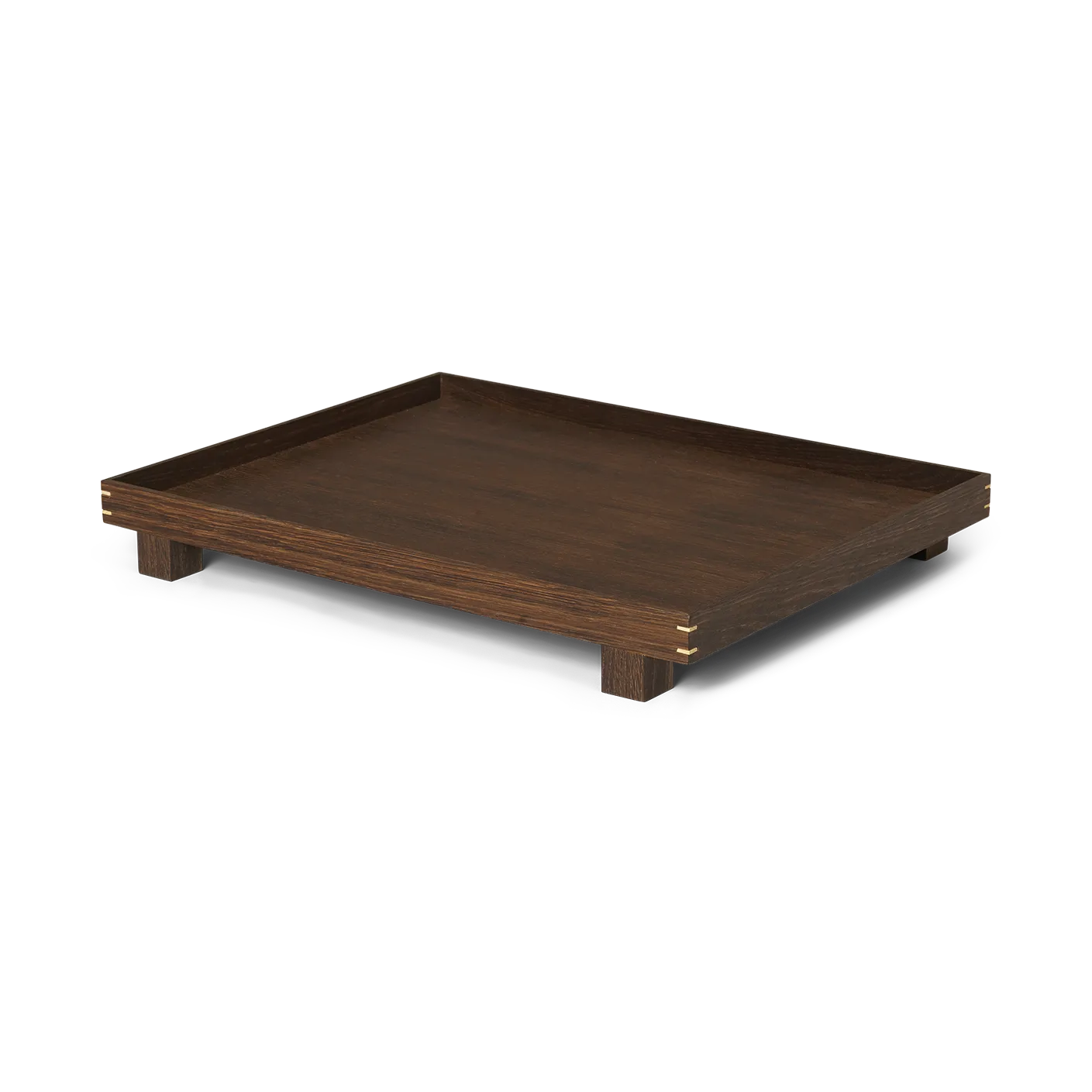 Bon wooden tray large, Smoked oak Ferm Living