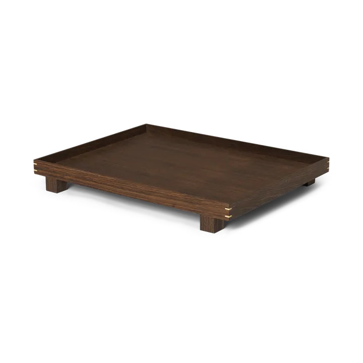 Bon wooden tray large - Smoked oak - Ferm Living