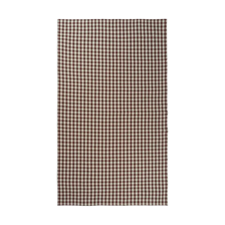 Bothy check table cloth 150x240 cm - Cinnamon-grey green - Ferm Living