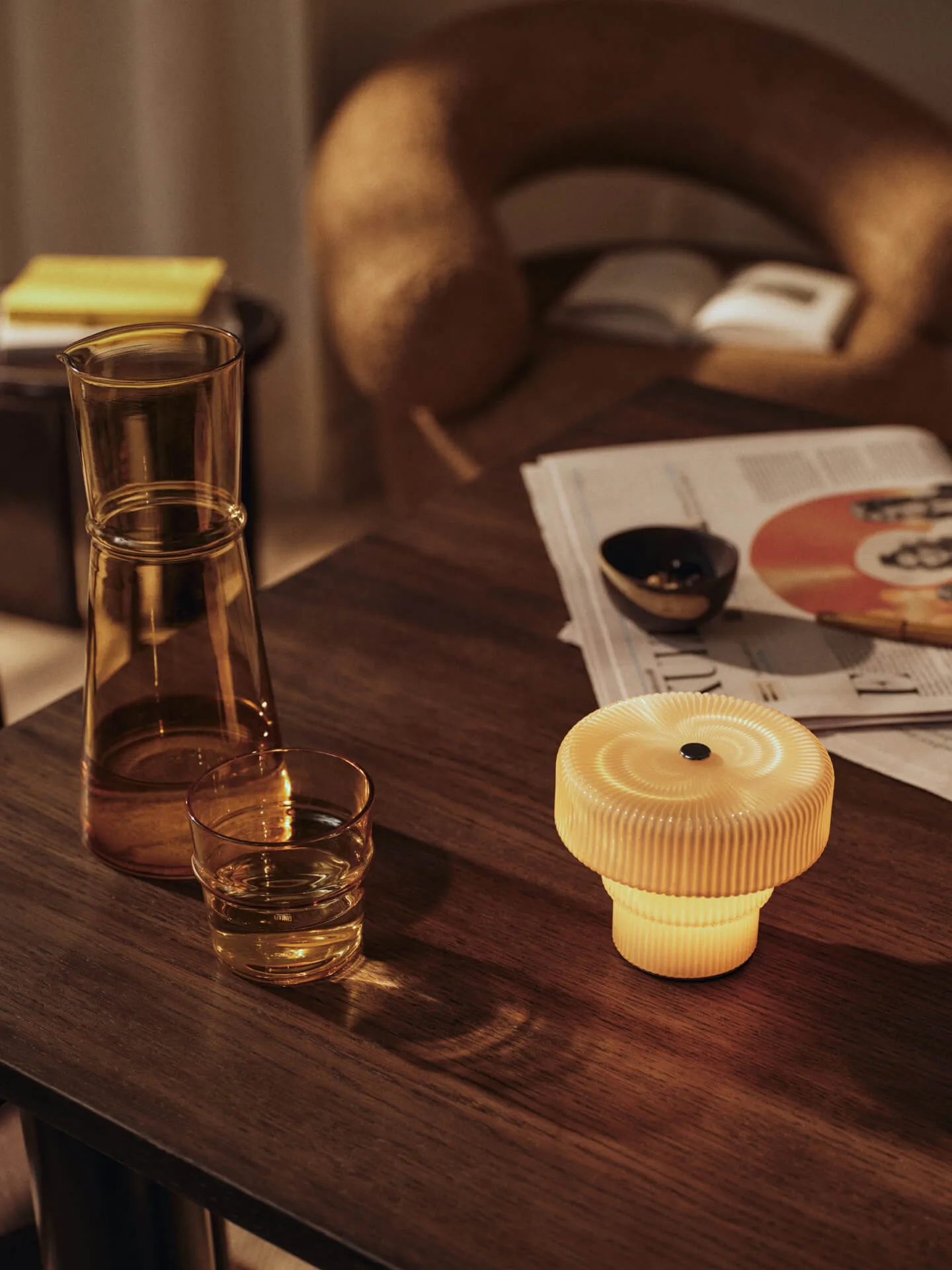 Boya carafe, Yellow, 1.35 L Ferm Living