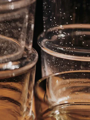 Boya drinking glass low 30 cl 2-pack - Clear - Ferm Living