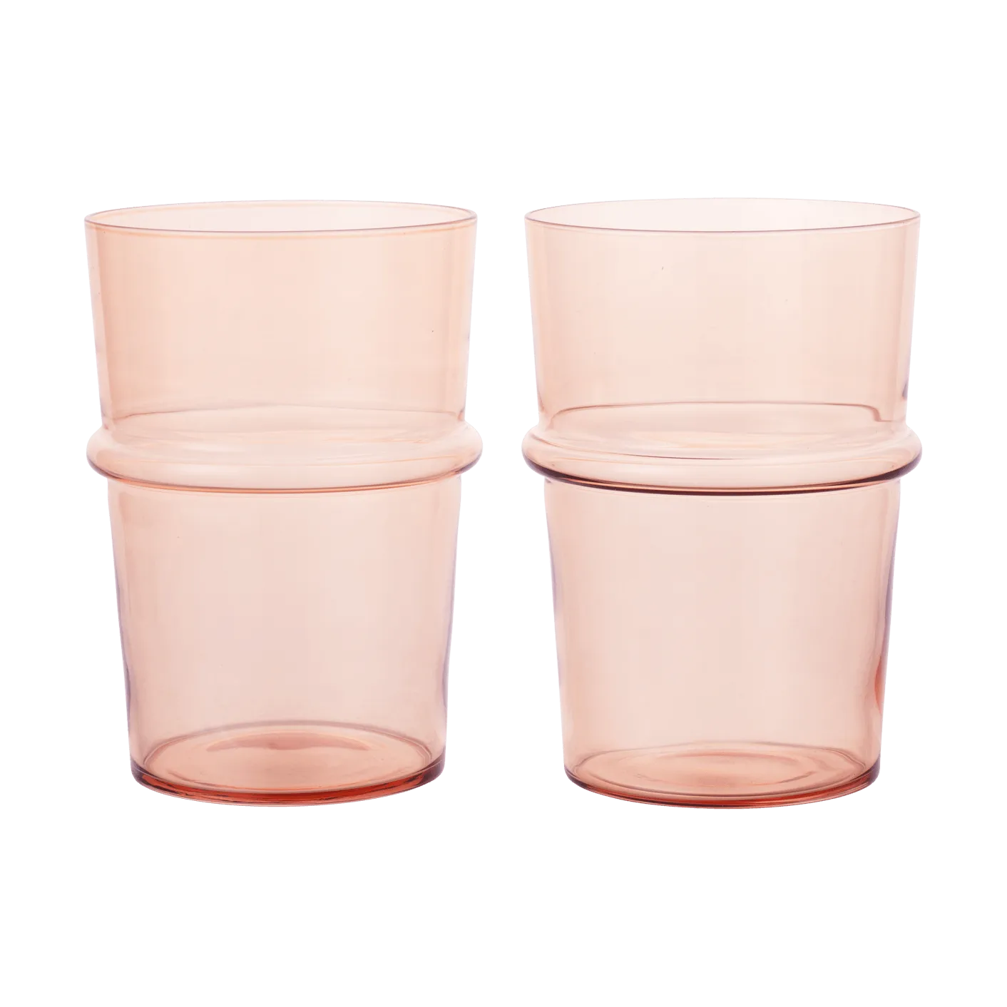 Boya drinking glass tall 45 cl 2-pack, Blush Ferm Living