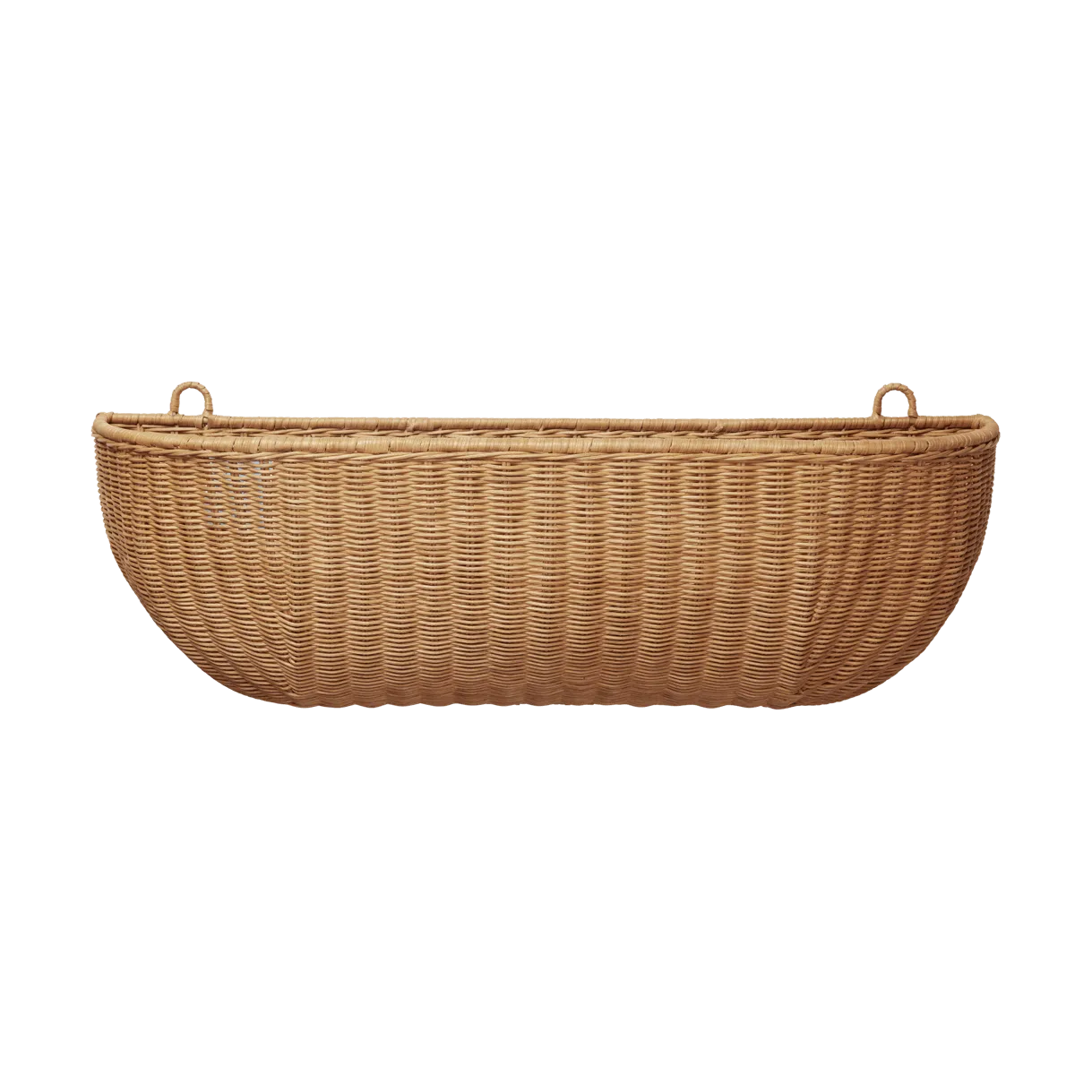 Braided wall pocket wall basket 25x75 cm, Natural Ferm Living
