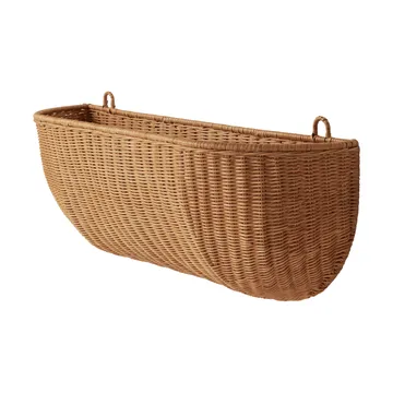 Braided wall pocket wall basket 25x75 cm - Natural - Ferm Living