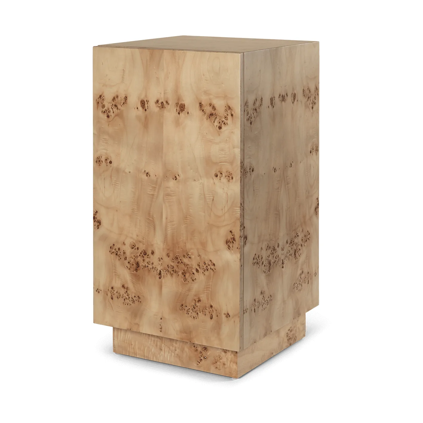 Burl Side Table pedestal, Natural Ferm Living
