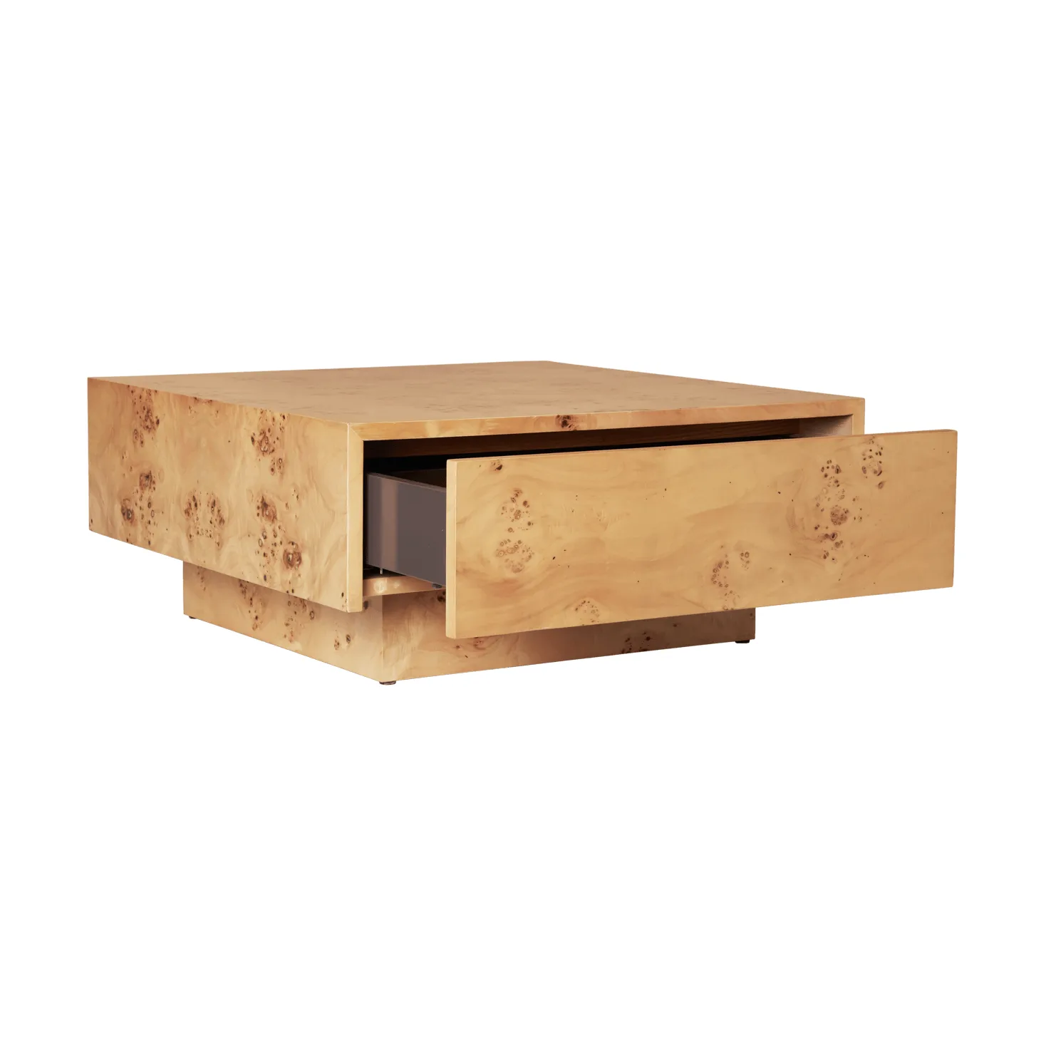 Burl storage coffee table 70x70 cm, Natural Ferm Living