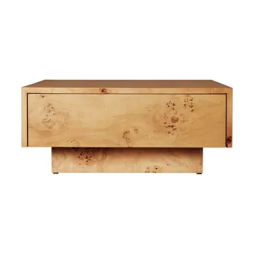 Burl storage coffee table 70x70 cm - Natural - Ferm Living