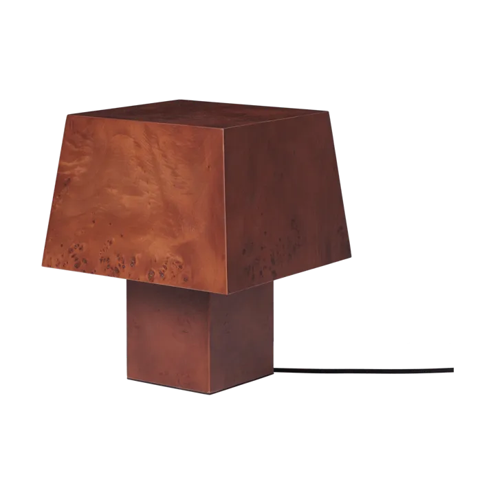 Burl table lamp 33 cm - Dark stained burl - Ferm Living