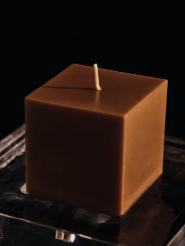 Burren block candle small - Bronze - Ferm Living