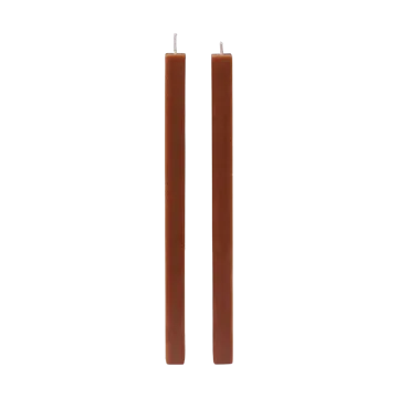 Burren taper candles 2-pack - Bronze - Ferm Living