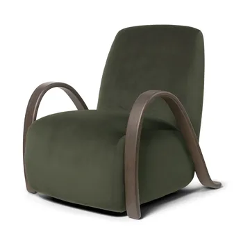 Buur lounge chair Rich Velvet - Pine - Ferm Living