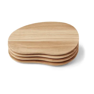 Cairn butter boards tray 4 pieces - Oak - Ferm Living