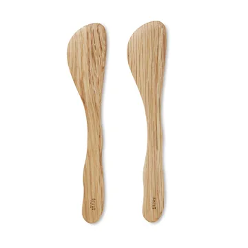 Cairn butter knife 2-pack - Oak - Ferm Living
