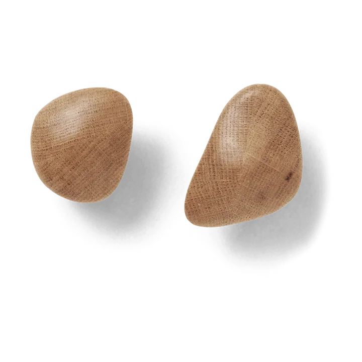 Cairn hook 2 pieces - Oak - Ferm Living