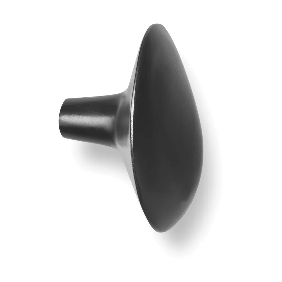 Chanterelle hook, Black brass Ferm Living