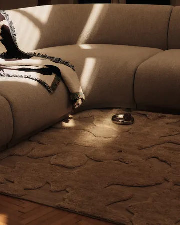 Cilla rug - Tan, 140x200 cm - Ferm Living