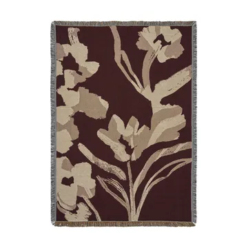 Cilla throw blanket - Dark pecan, 120x170 cm - Ferm Living