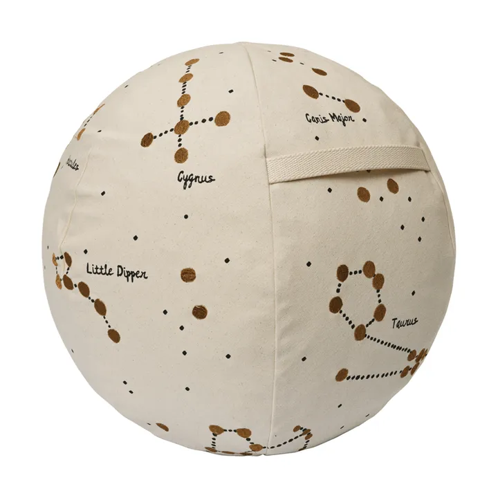 Constellation pouf - Undyed, Ø50 cm - Ferm Living