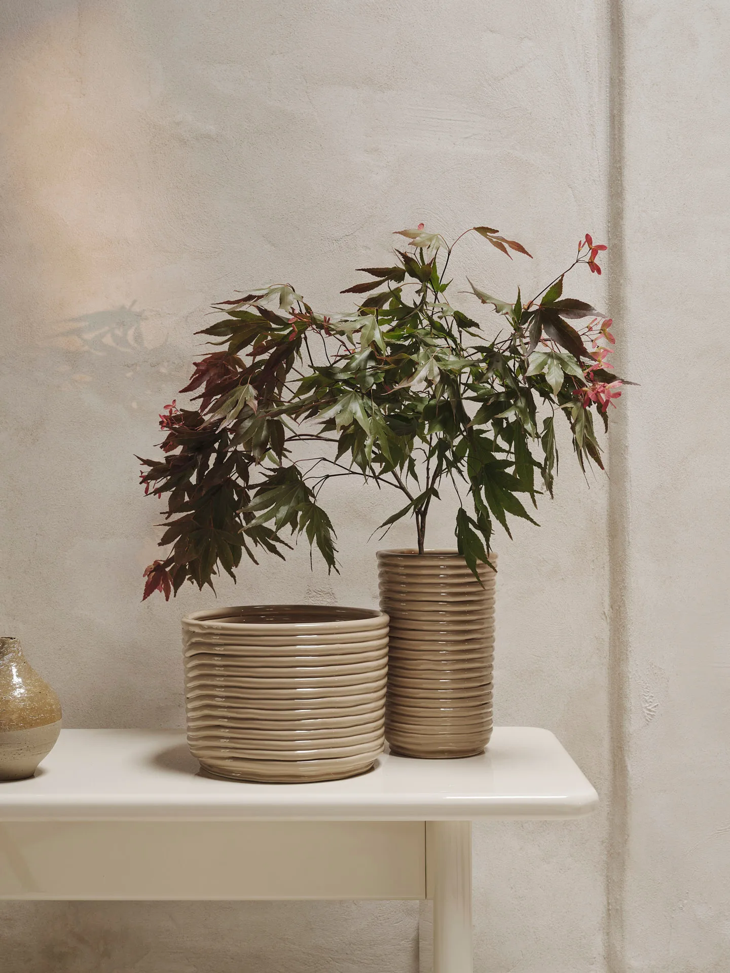 Corduroy vase 21 cm, Cashmere Ferm Living