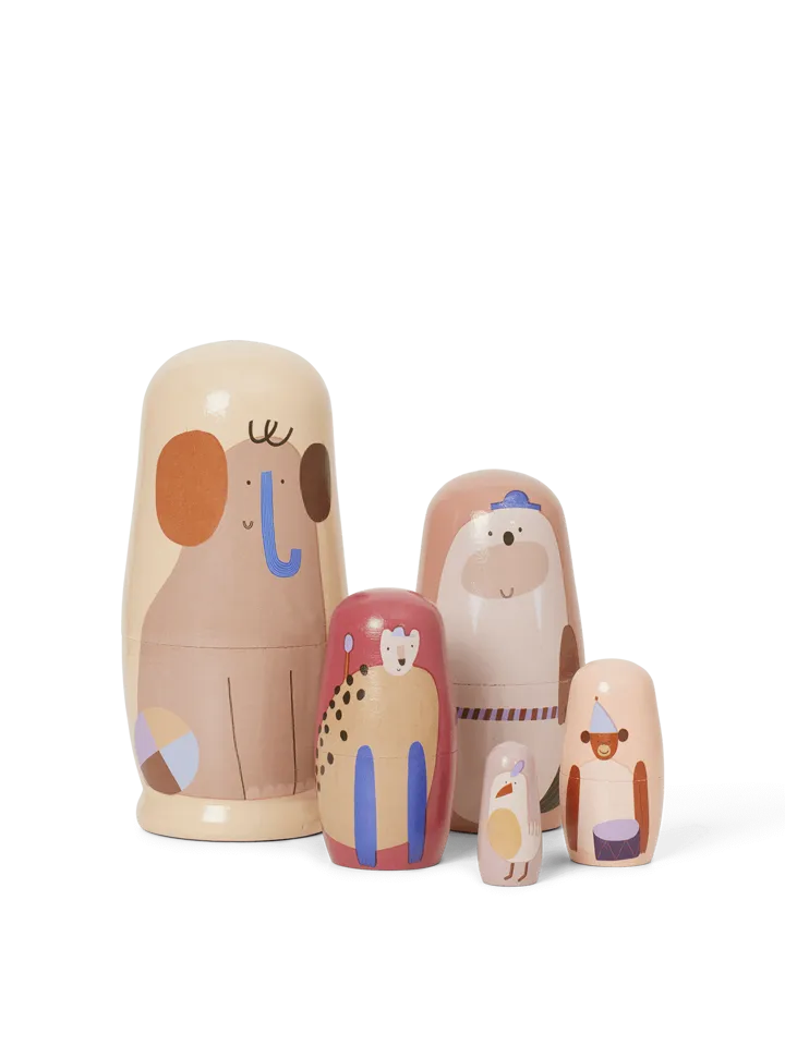 Critter dolls Ø6.4x14 cm - Multi - Ferm Living