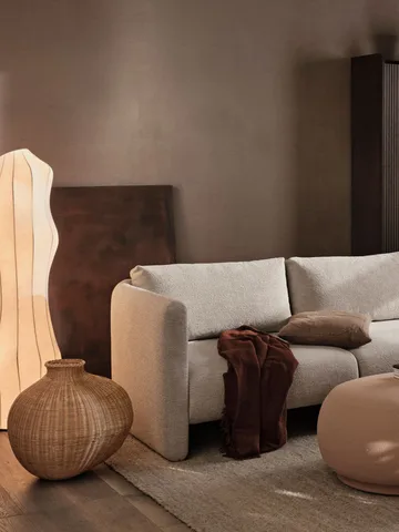 Dae floor lamp 140 cm - White - Ferm Living