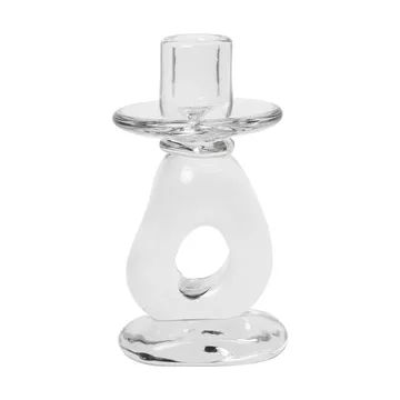 Damo candle holder 16 cm - Clear - Ferm Living