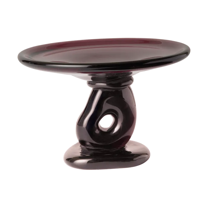 Damo glass centerpiece bowl Ø21 cm - Dark Grape - Ferm Living