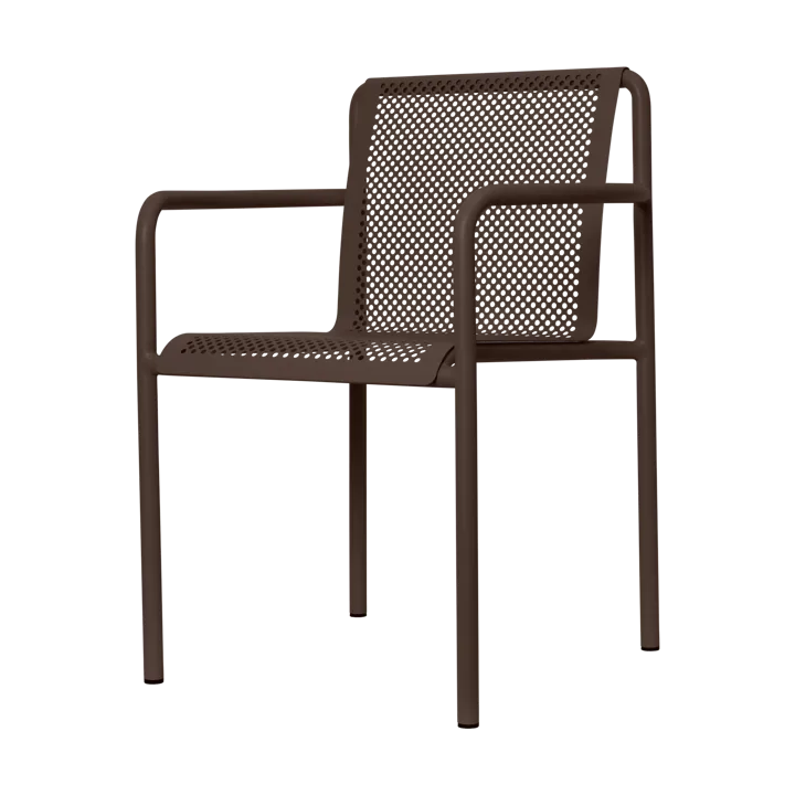Dapple chair with armrests - Dark Chocolate - Ferm Living