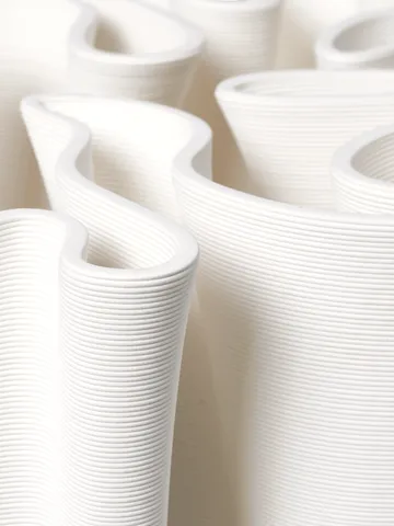 Dedali floor vase - Off-white, 50 cm - Ferm Living