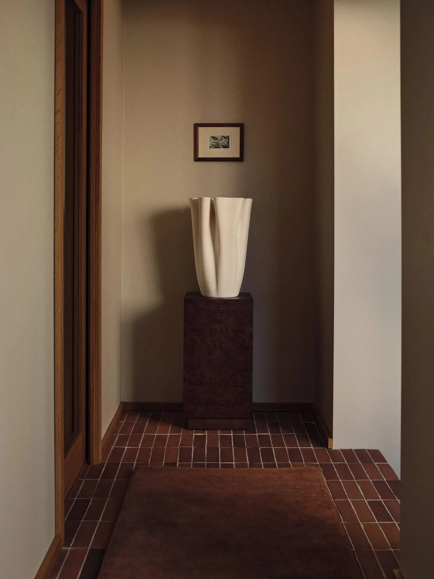Dedali floor vase, Off-white, 50 cm Ferm Living