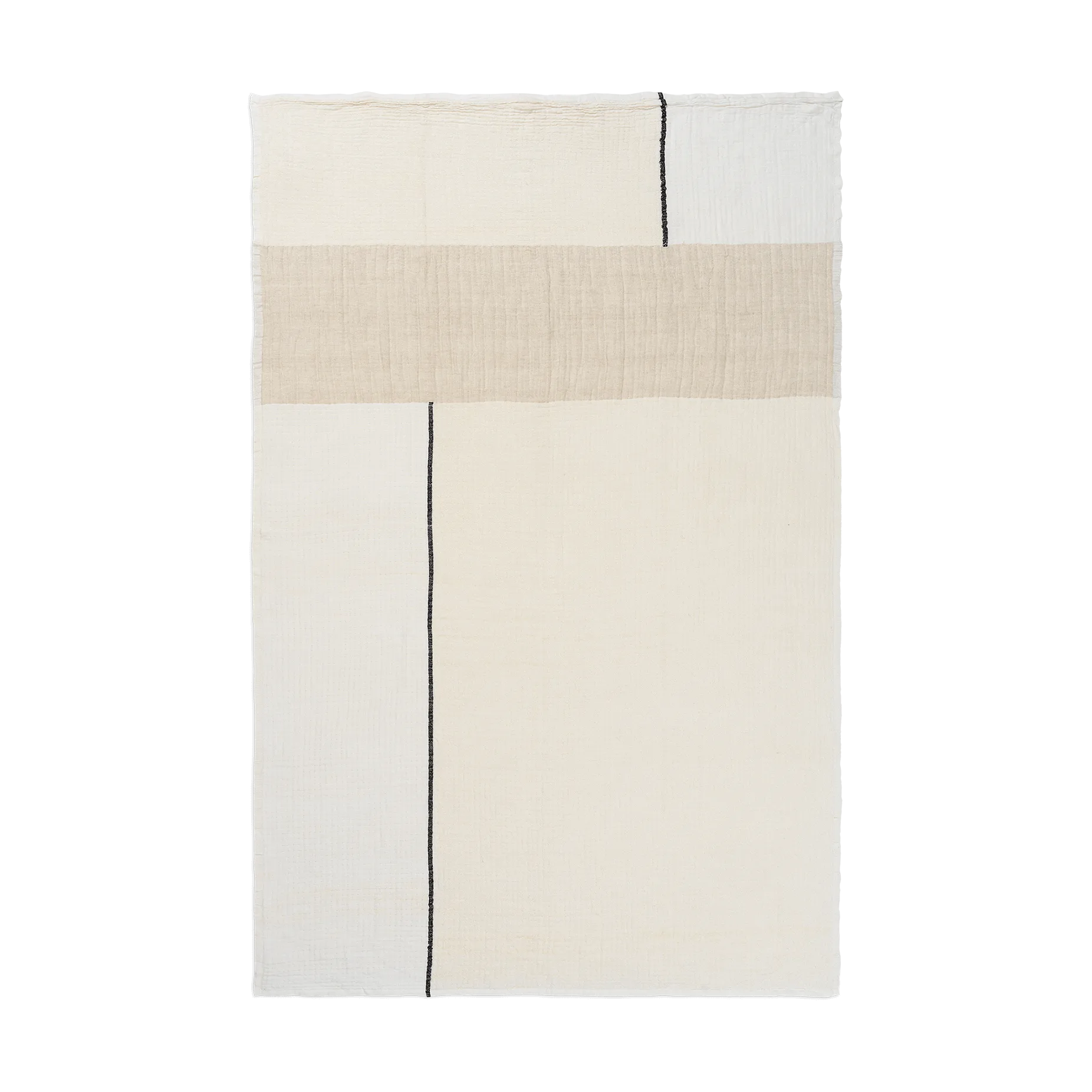 Dela blanket 120x170 cm, Natural-Off-white Ferm Living