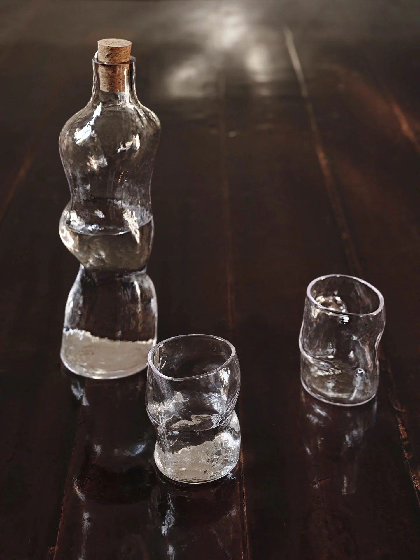 Dimple glass 27 cl 2-pack, Clear Ferm Living