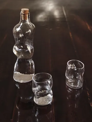 Dimple glass 27 cl 2-pack - Clear - Ferm Living