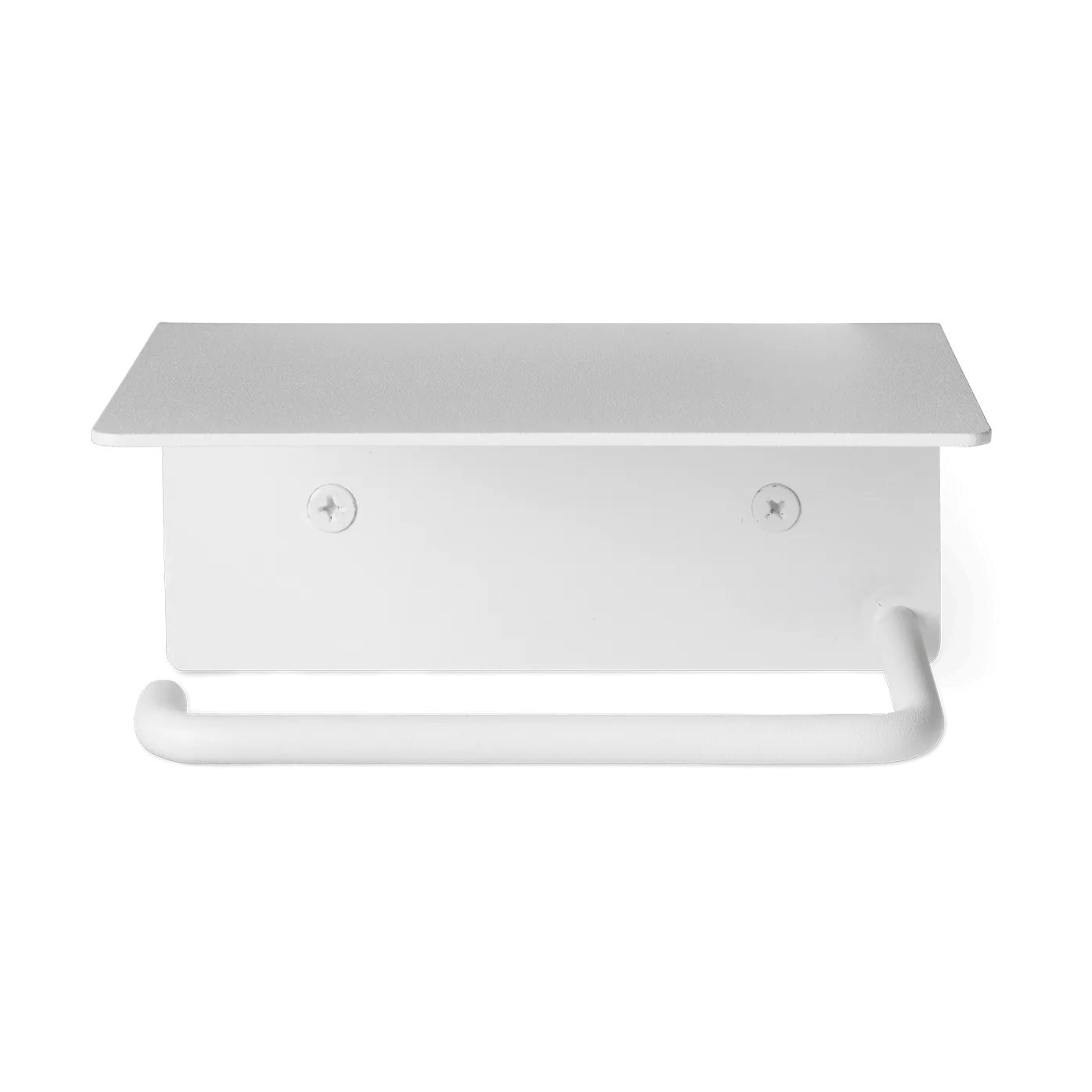 Dora toilet paper holder with shelf, White Ferm Living