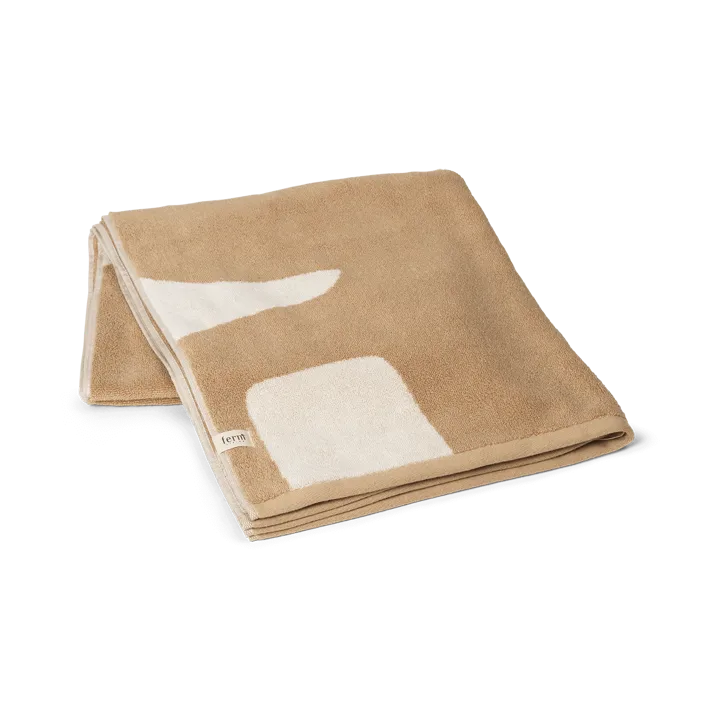 Ebb bath towel 70x140 cm - Sand, off-white - Ferm Living