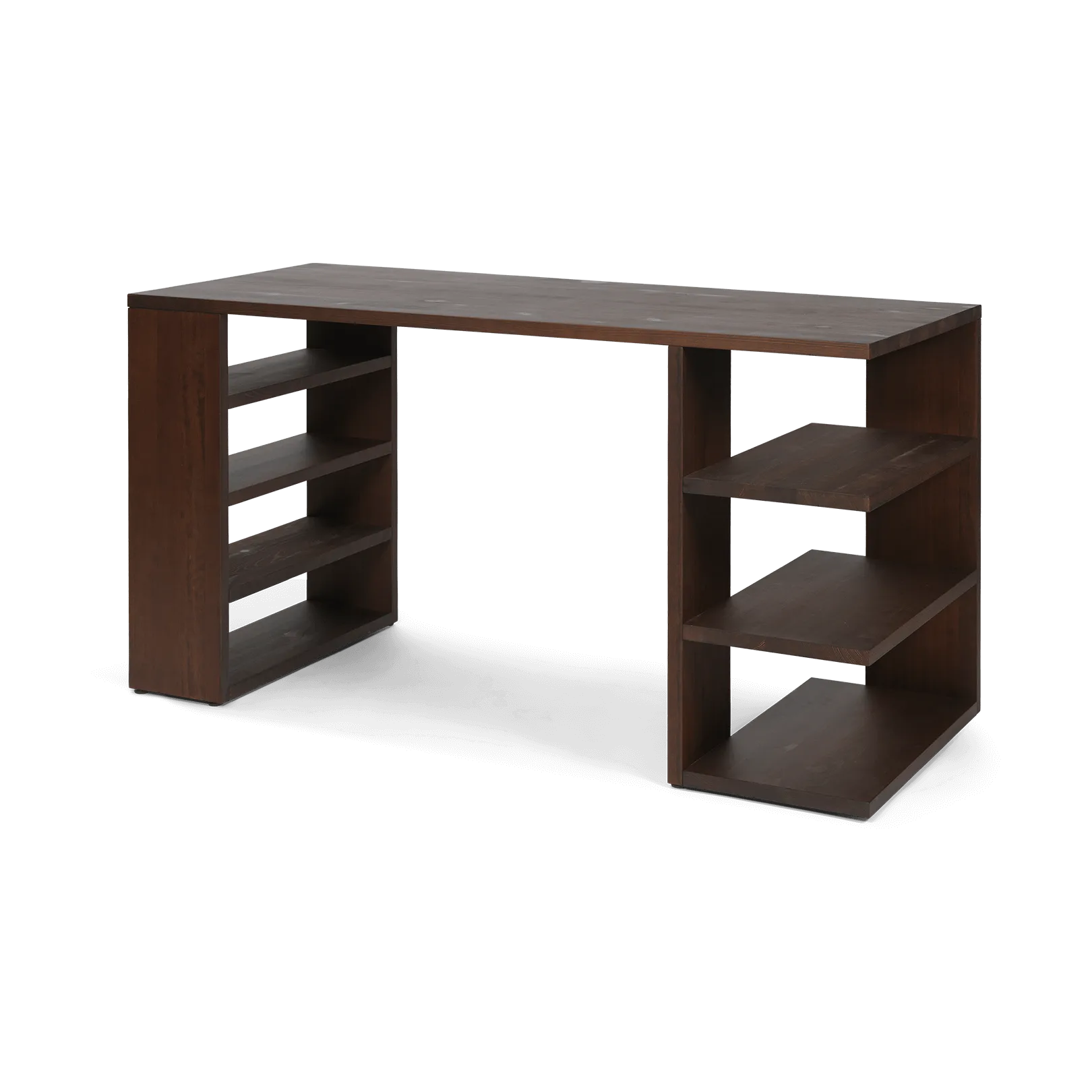 Edre desk 137x65x73.5 cm, Dark Stained Pine Ferm Living