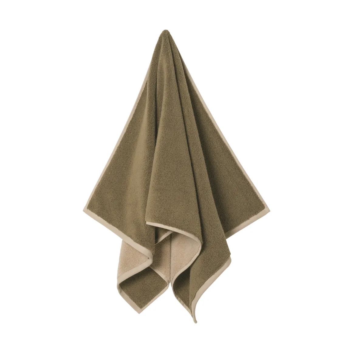 Ekko towel, Olive-cashmere, 50x100 cm Ferm Living