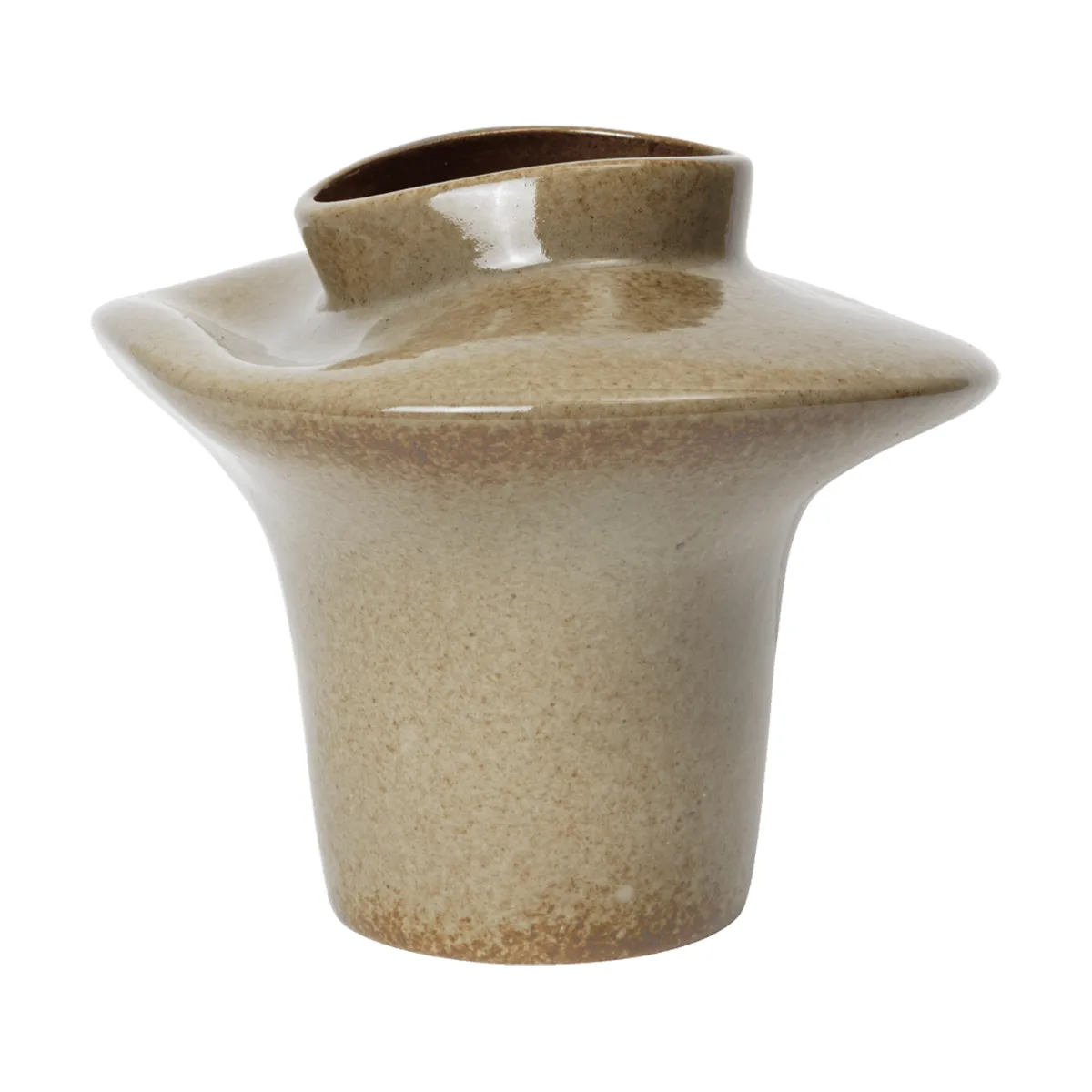 Evio vase, Elm green, Ø25x22 cm Ferm Living