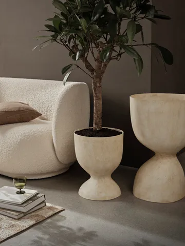 Evoke flower pot 70 cm - Warm Sand - Ferm Living