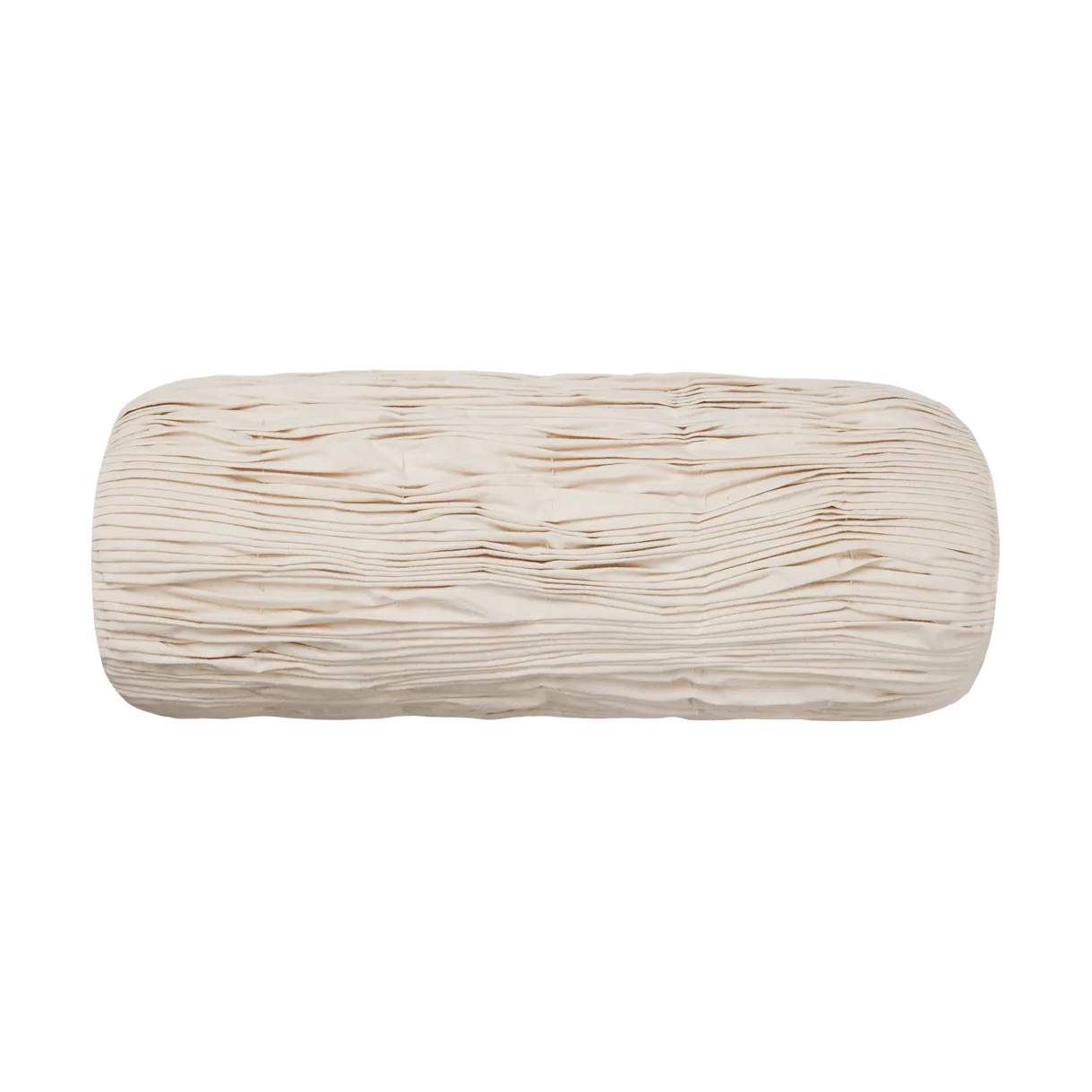Falda smocked bolster cylinder cushion, Undyed Ferm Living