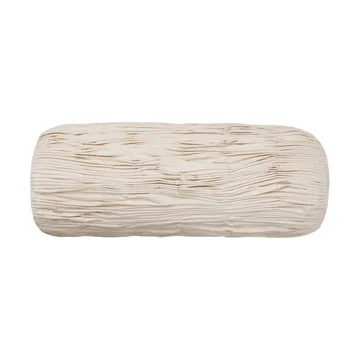 Falda smocked bolster cylinder cushion - Undyed - Ferm Living