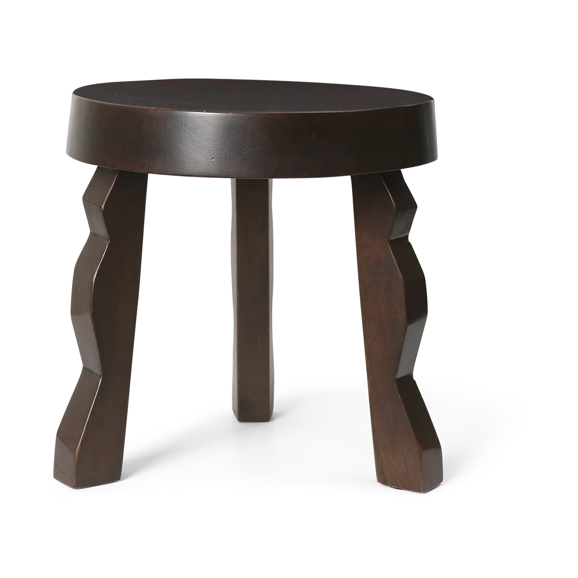 Faye stool, Dark Stained Mango Ferm Living