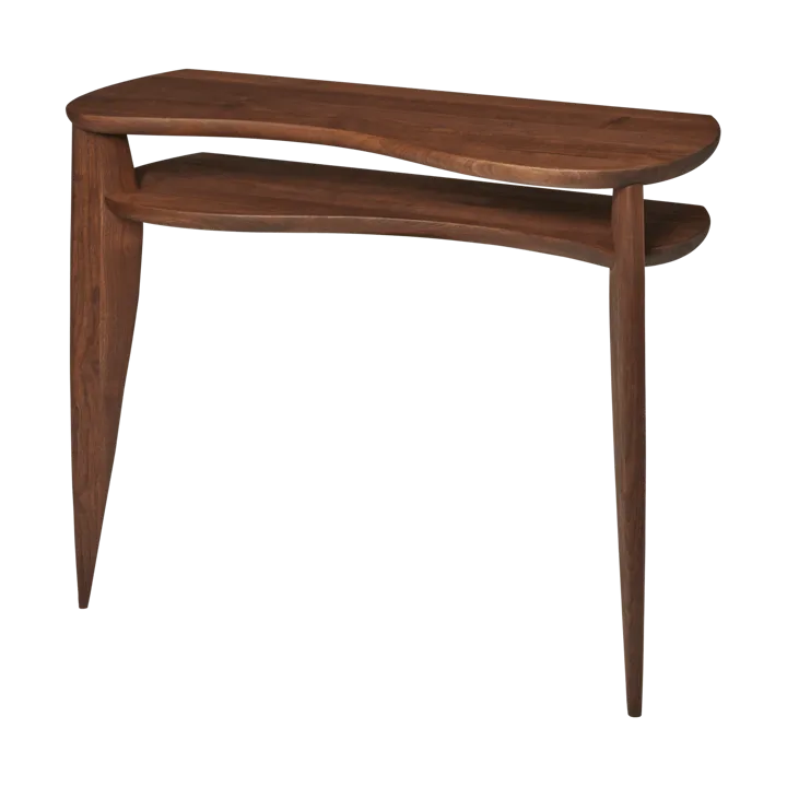 Feve console table 100x36x85 cm - Walnut - Ferm Living