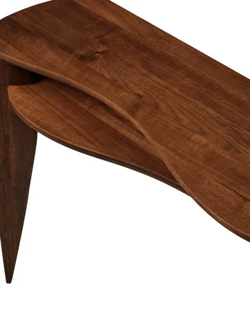 Feve console table 100x36x85 cm - Walnut - Ferm Living