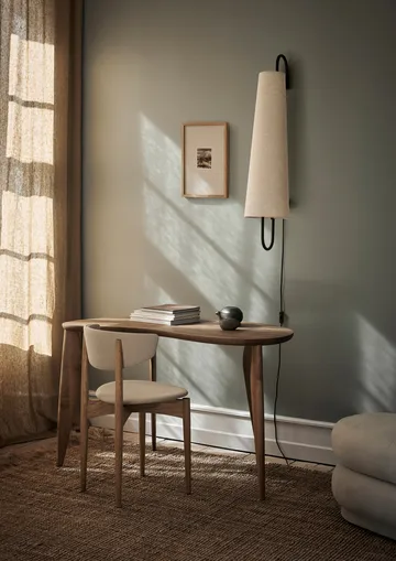 Feve desk 60x117 cm - Walnut - Ferm Living
