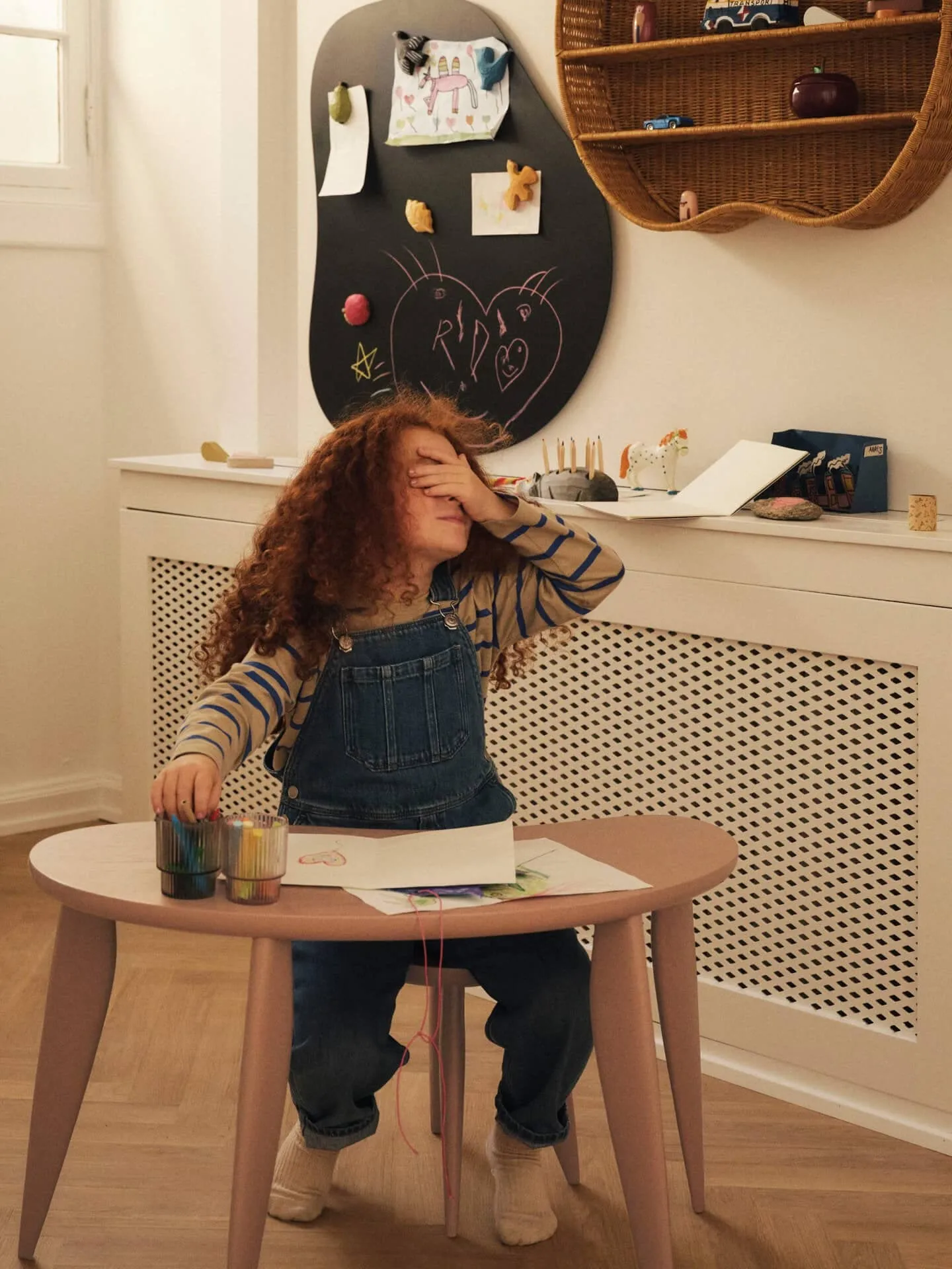 Feve kids writing table, Rose Ferm Living